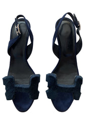 Navy Hermès Heels, 37 EU