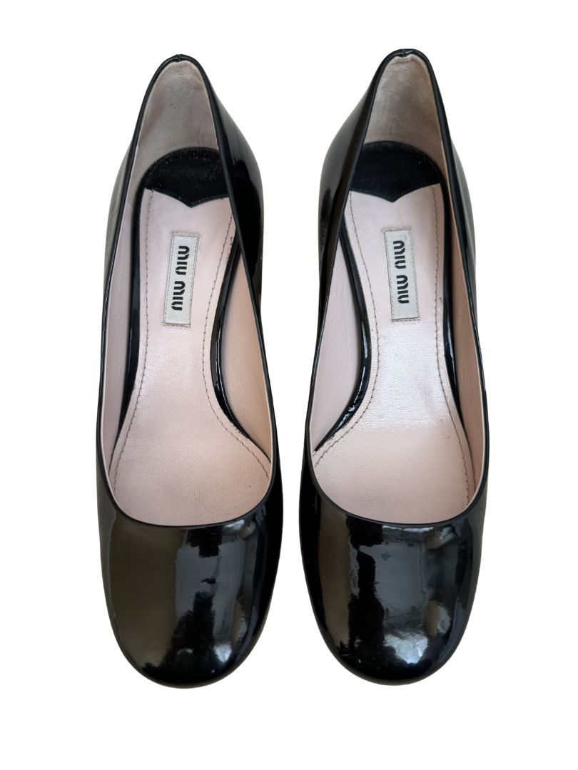 Black Miu Miu Heels, 36.5 EU