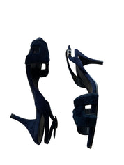 Navy Hermès Heels, 37 EU