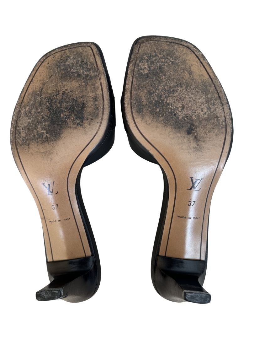 Black Louis Vuitton Heels, 37 EU