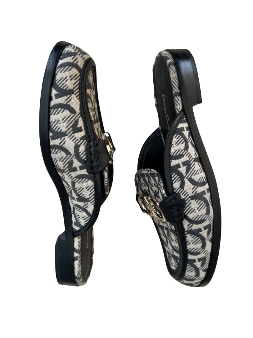 Black Ferragamo Mules & Clogs, 37 EU