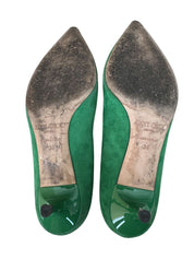 Green Jimmy Choo Heels, 36 EU