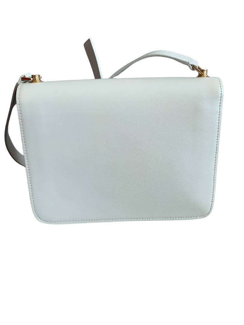 White Saint Laurent Shoulder Bags