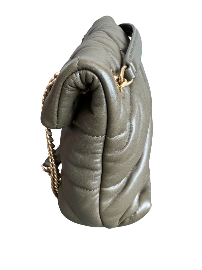Green Yves Saint Laurent Shoulder Bags