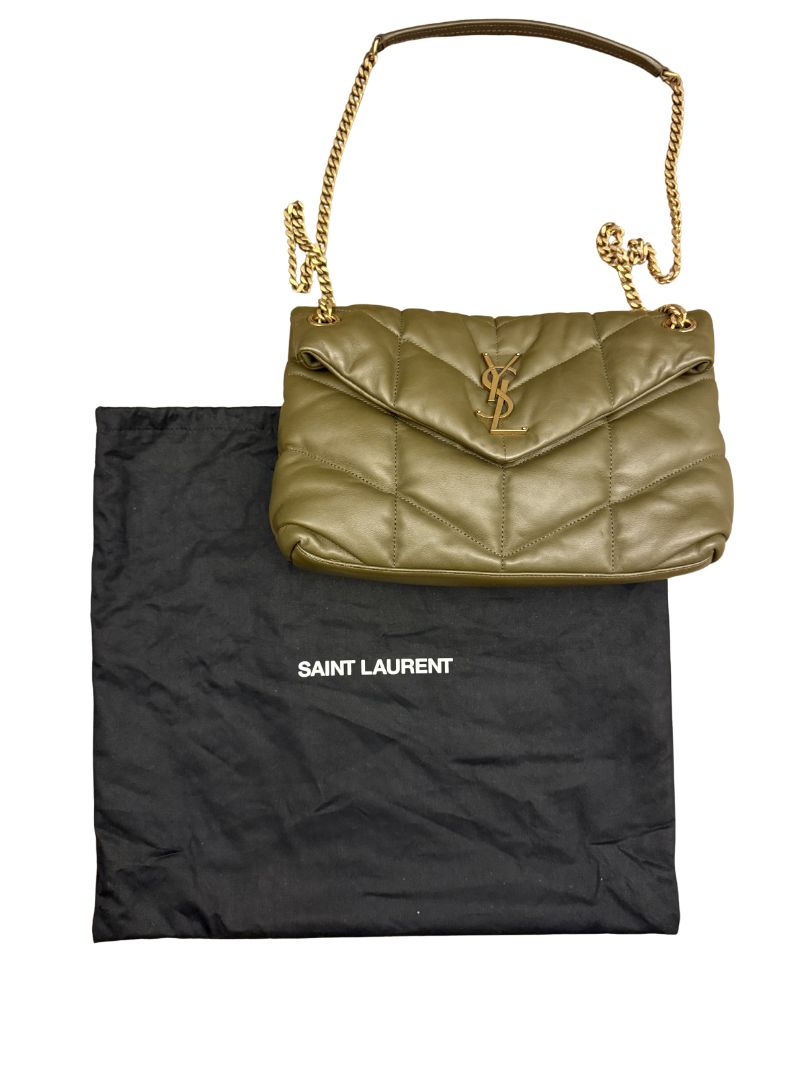 Green Yves Saint Laurent Shoulder Bags