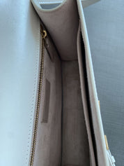 White Saint Laurent Shoulder Bags