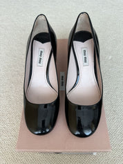 Black Miu Miu Heels, 36.5 EU