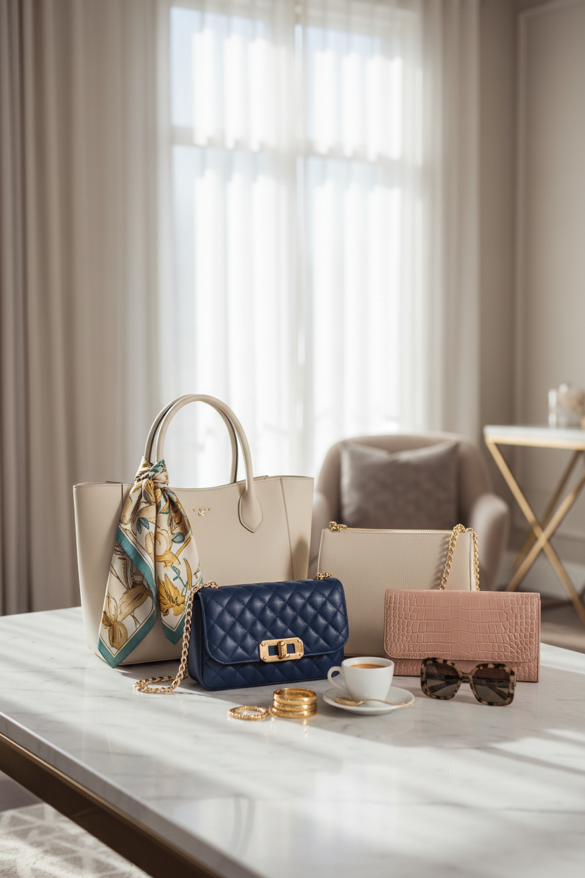 Luxury handbags lifestyle