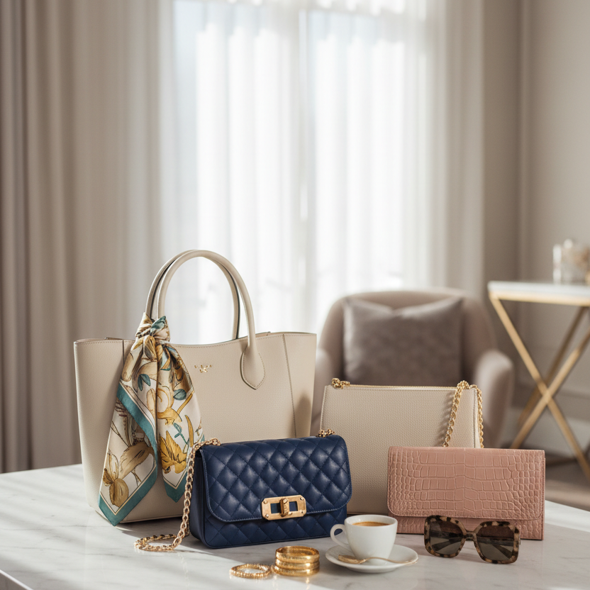 Luxury handbags lifestyle